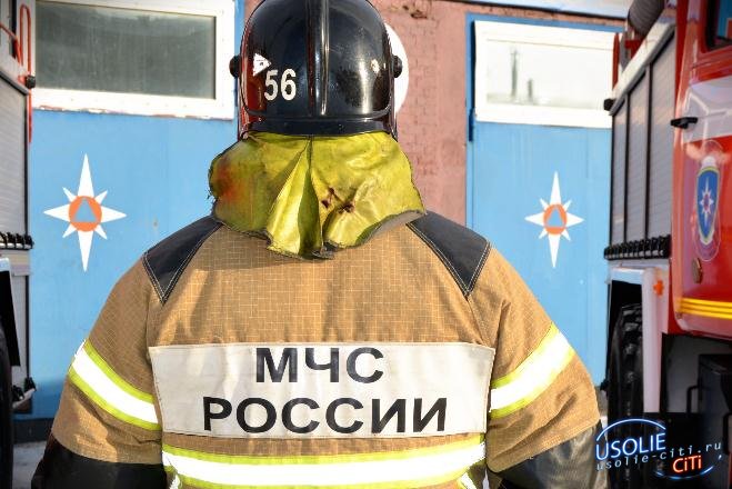 Усольские спасатели отстояли от огня жилой дом по улице Ленина