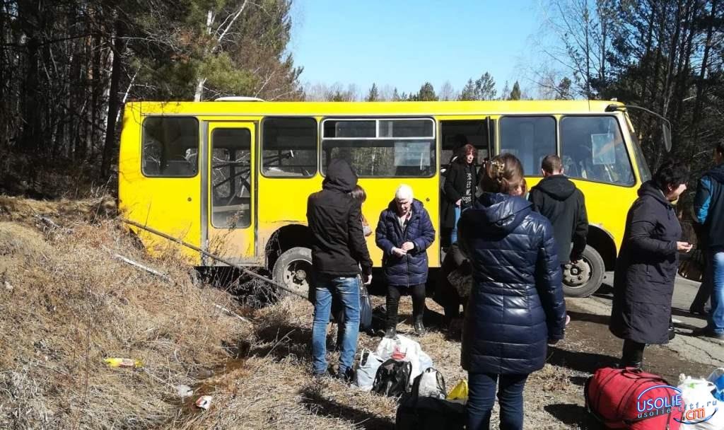 Чудом остались живы, отказали тормоза у автобуса Мишелевка-Усолье