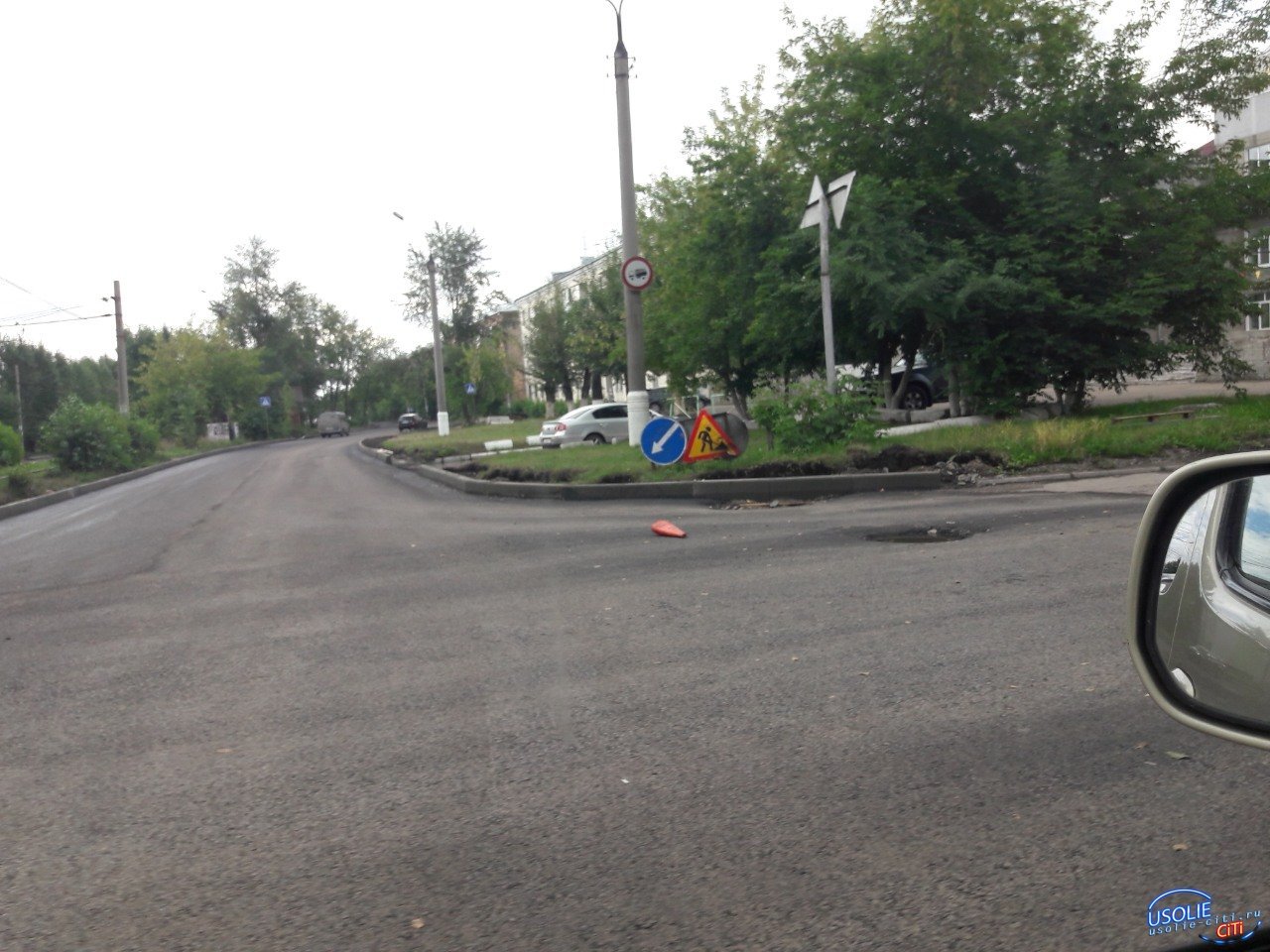 Ремонт усольской дороги по улице Менделеева завершается