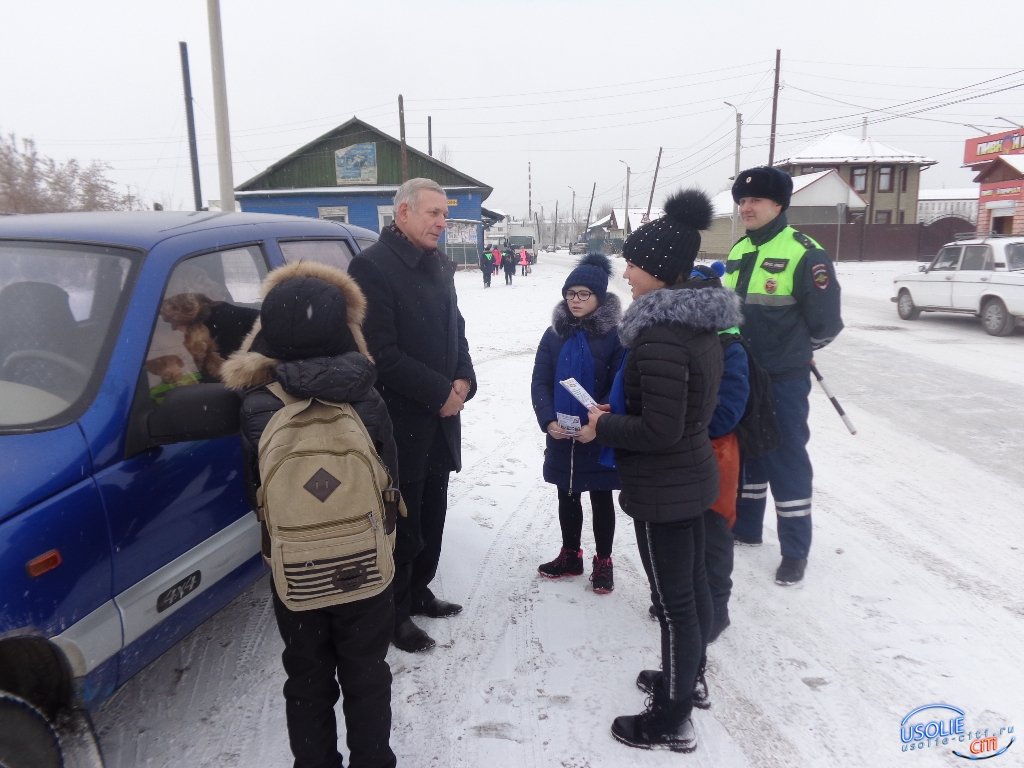 Ученики тельминской школы Усольского района призвали взрослых и детей к соблюдению дорожных правил