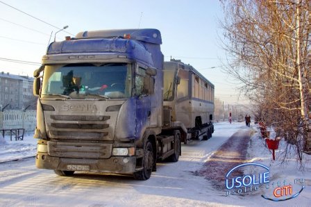 Трамваи из Москвы прибыли в Усолье