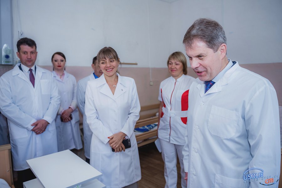 Министр здрвоохранения области посетил усольские больницы