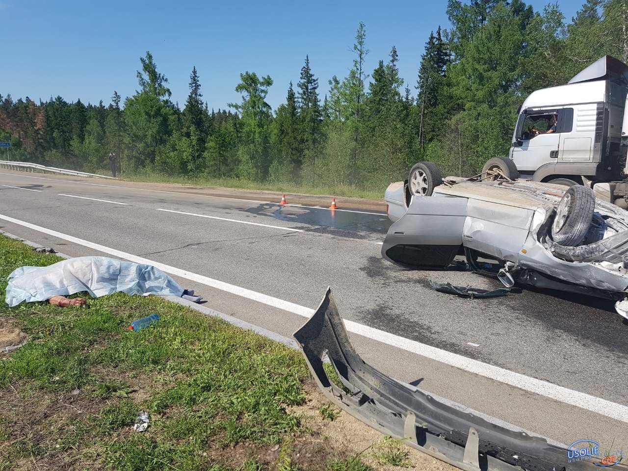 Трагедия: Усольчанин, находясь за рулем чужого автомобиля, впал в кому и врезался в бензовоз