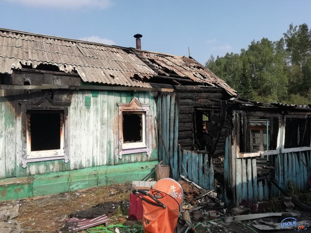 Страшная трагедия.  В Мишелевке в огне погибли трое детей и их бабушка