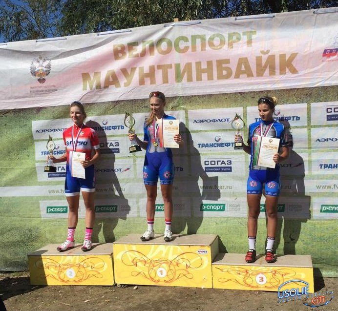 Усольская велогонщица Дарья Бунеева завоевала медаль на первенстве России
