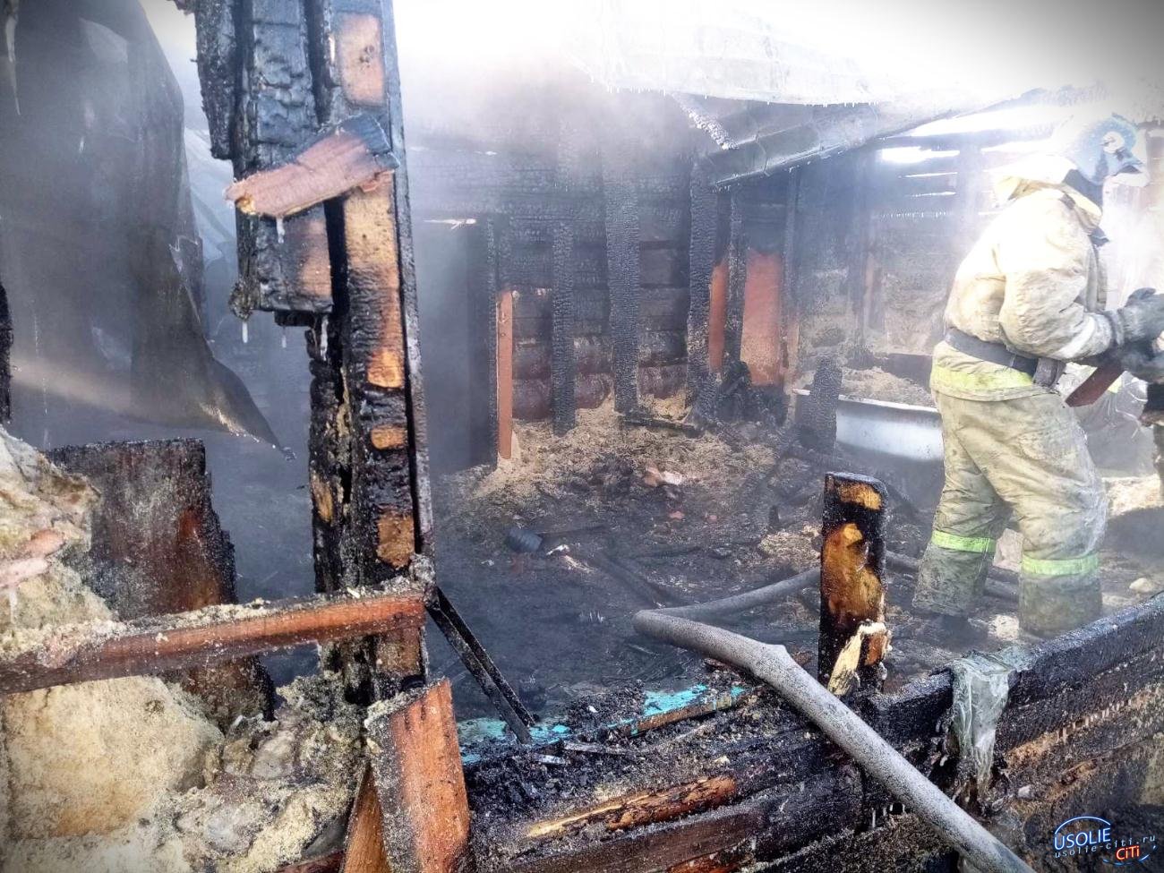 Задохнулись во сне: Пожар в Усолье унес жизни двух человек