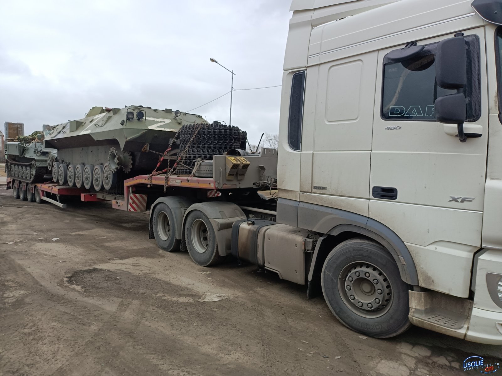 Российские бронетранспортеры из СВО везут в Ангарск на ремонт
