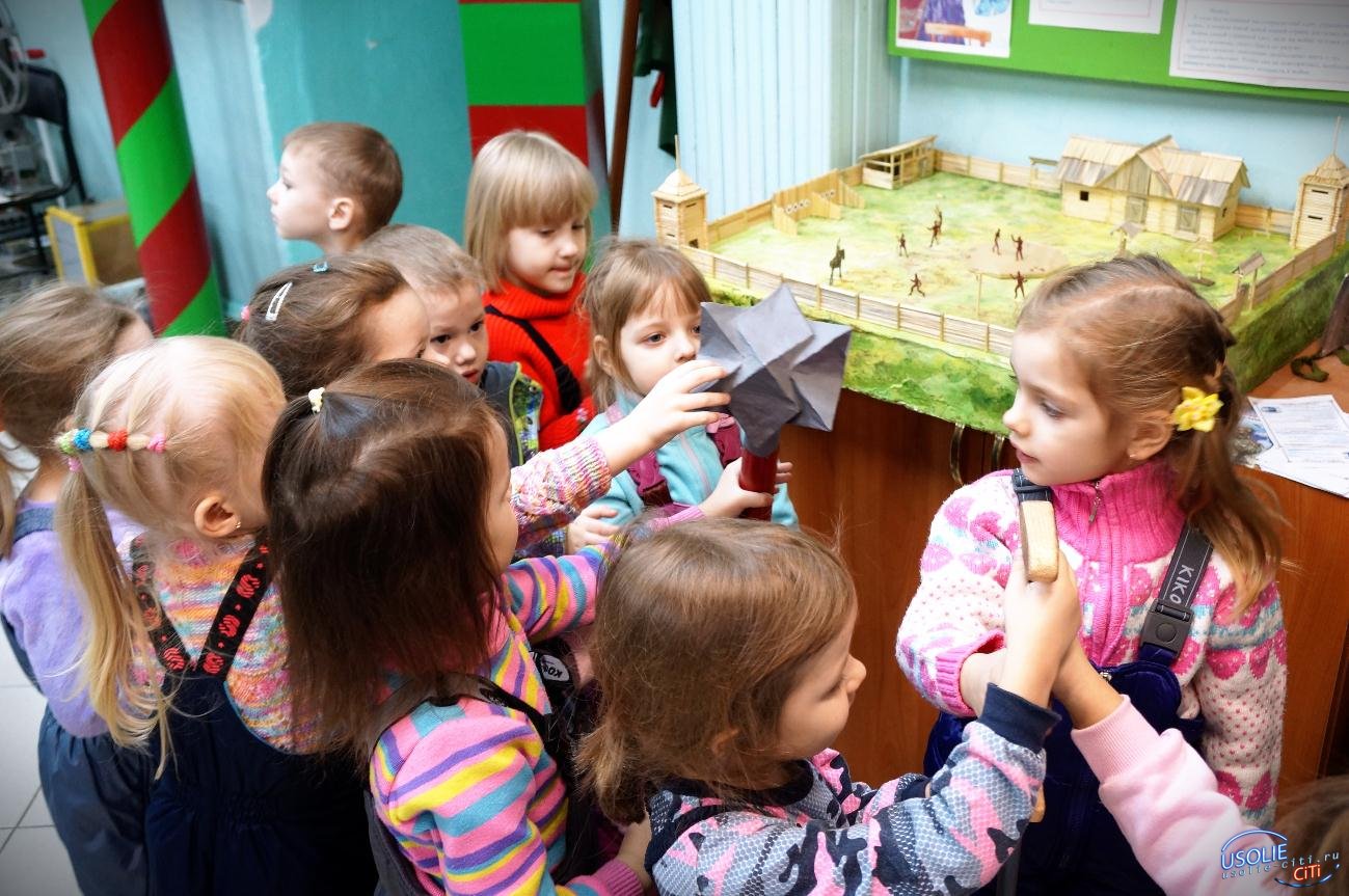 Воспитанники усольского детского сада посетили музей Пограничных войск