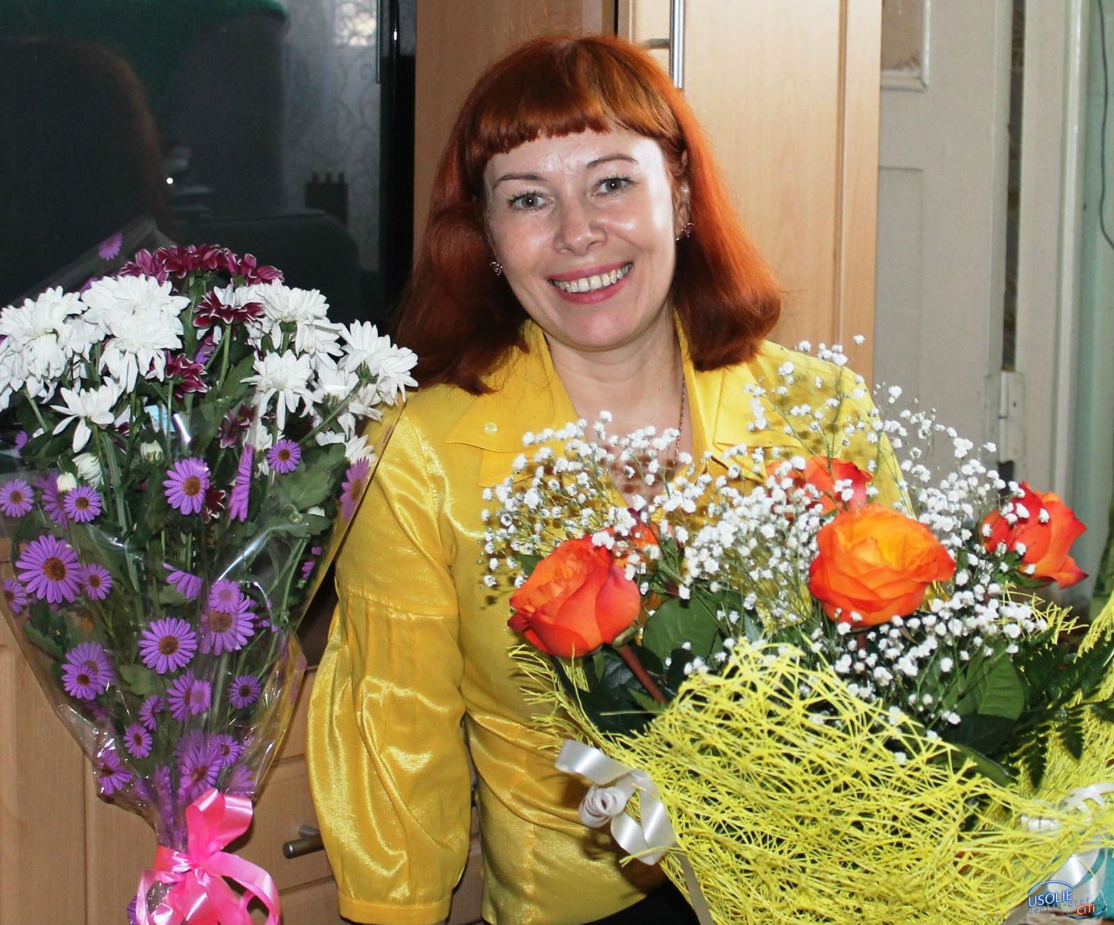 Редактор Усольесити Ольга Клыкова отмечает день рождения