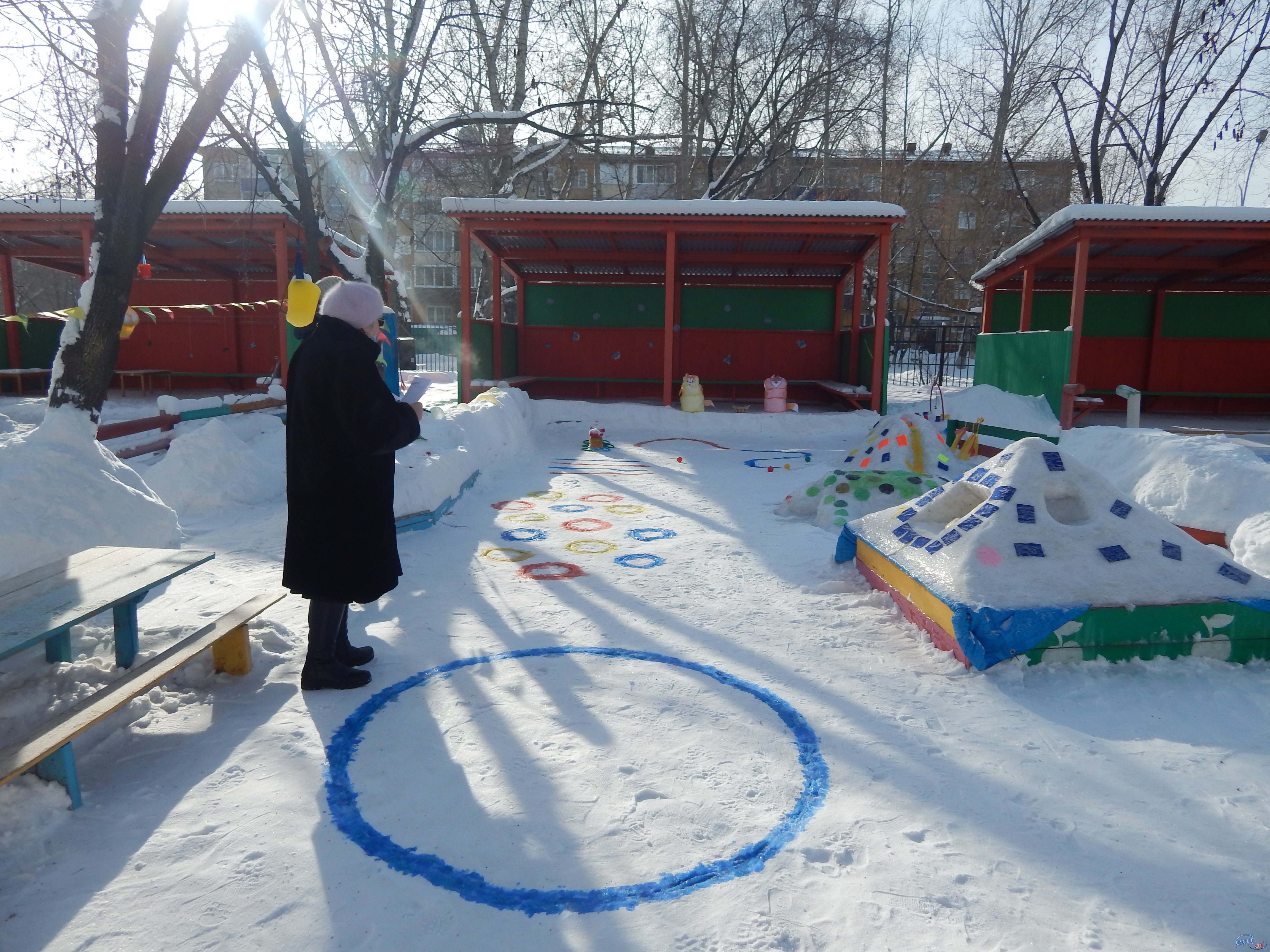 Новые снежные постройки для детского сада - Коробочка идей и мастер-классов