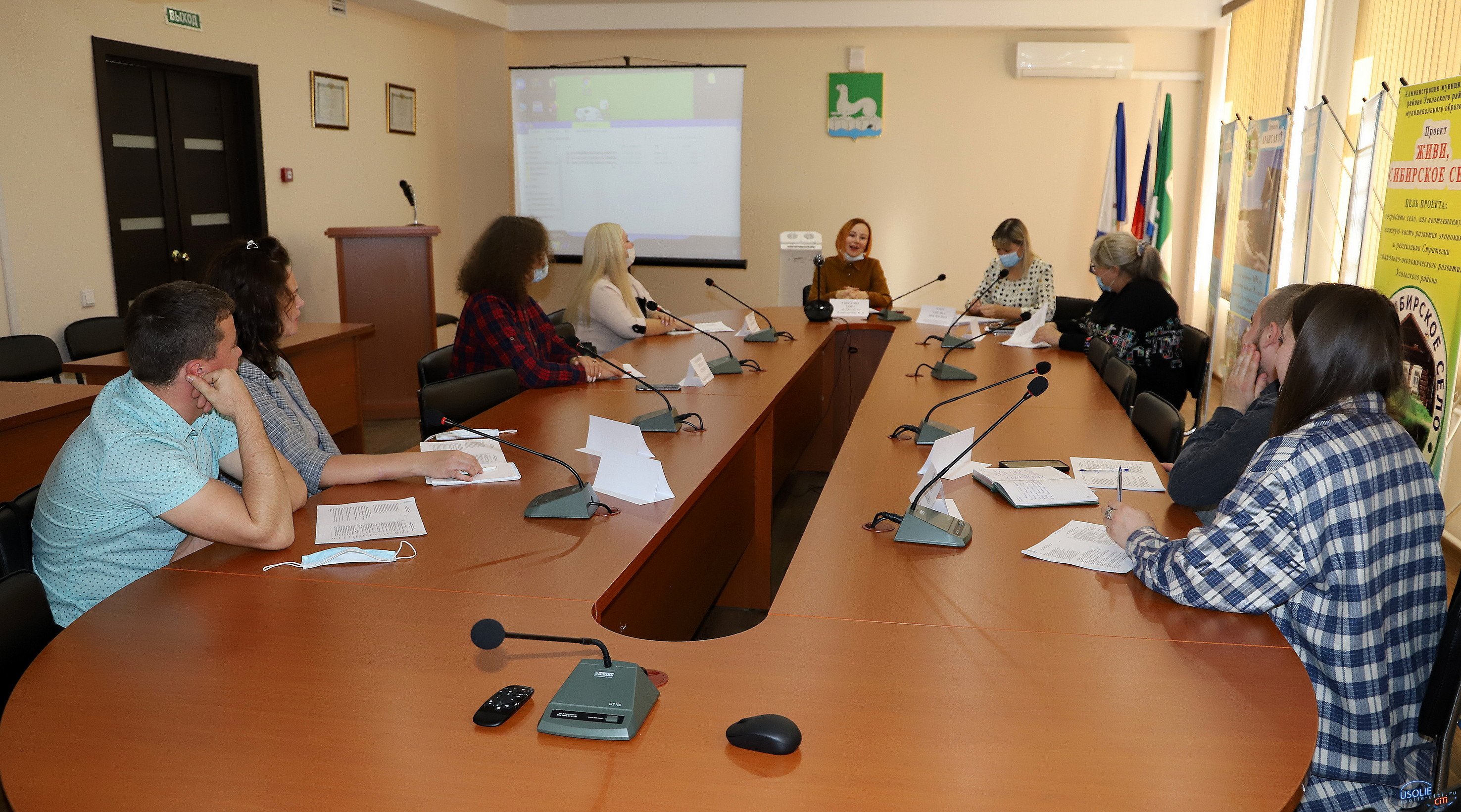 Рабочая встреча депутатов молодёжного парламента Усольского района