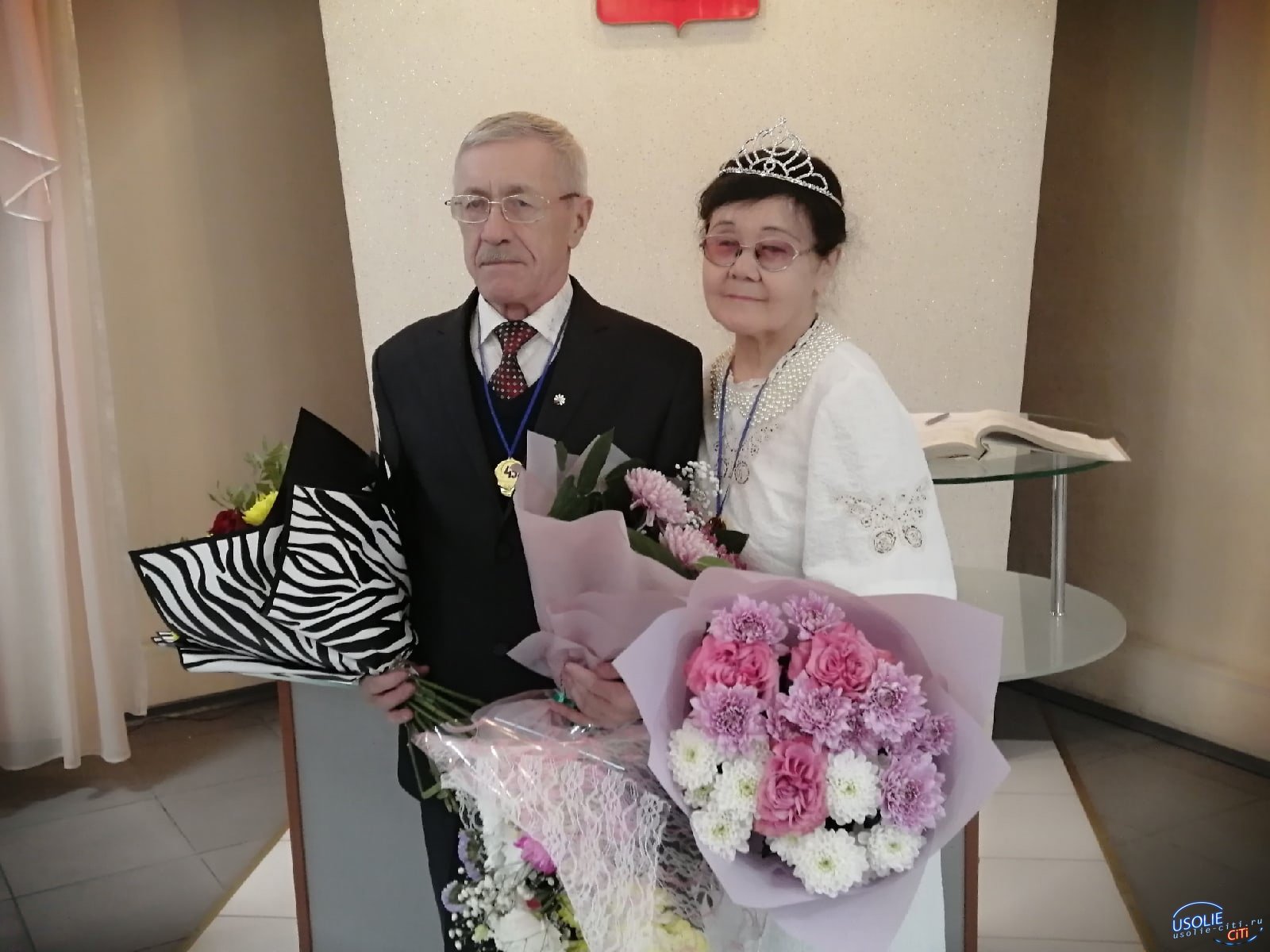 Усольская семья Ворошиловых отметила сапфировую свадьбу
