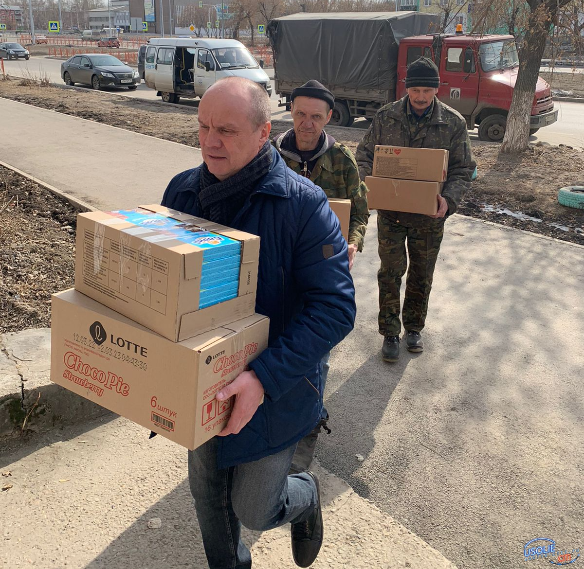 Усолье продолжает собирать помощь для жителей Донбасса