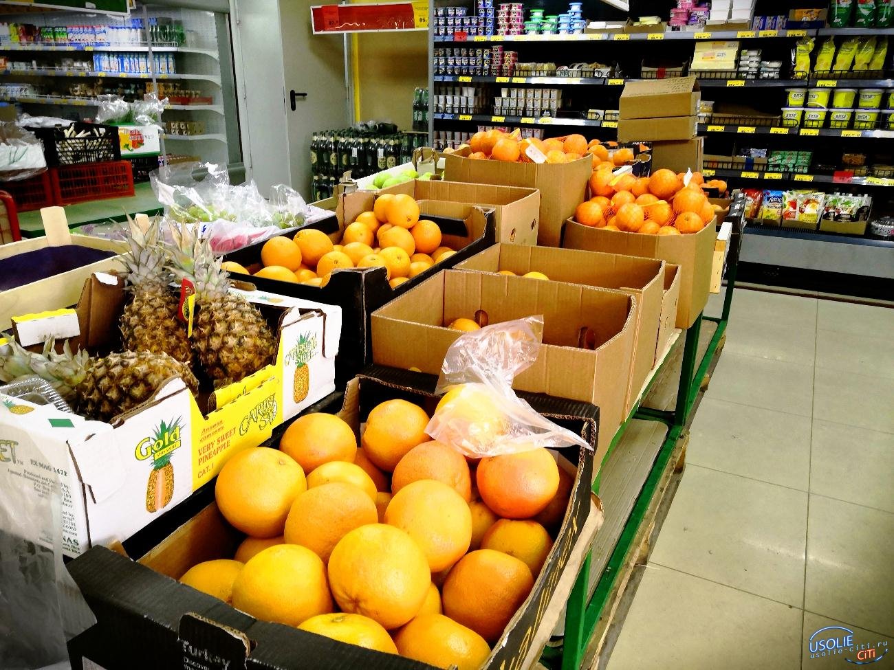 Существует определённый риск заражения при покупке фруктов в усольских магазинах