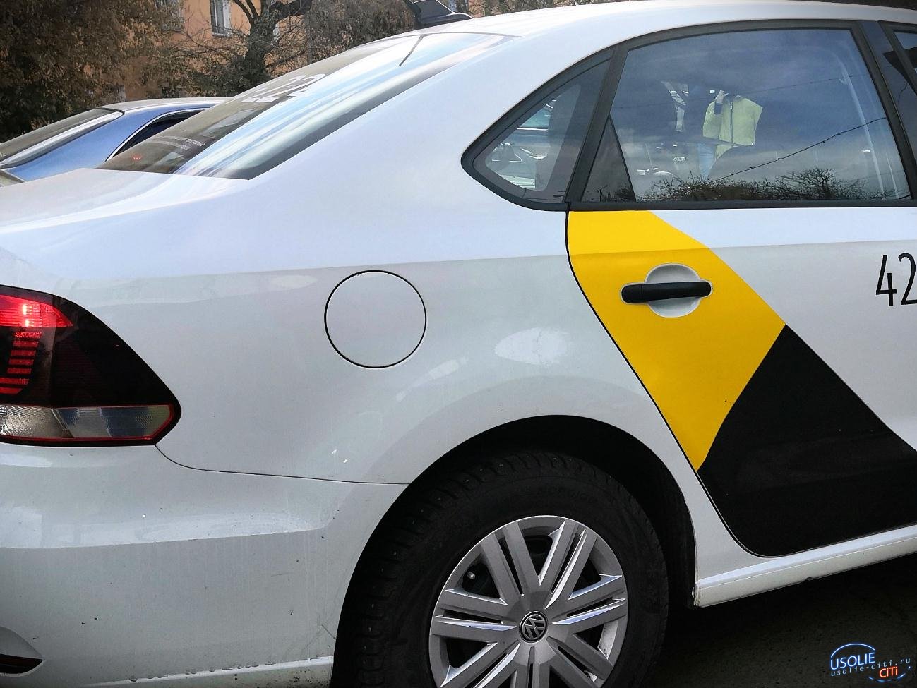 Очередное ДТП Яндекс такси в Усолье
