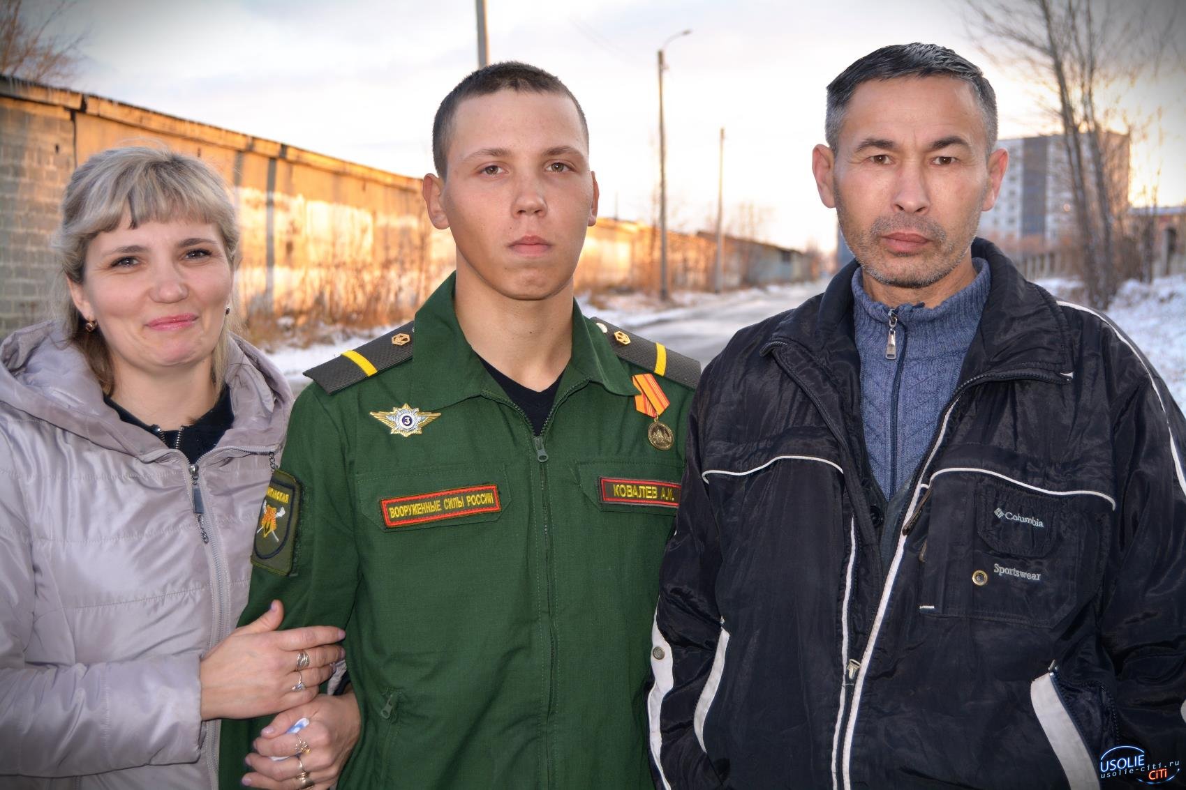 Живым и здоровым Андрей Ковалев вернулся из армии в Усолье