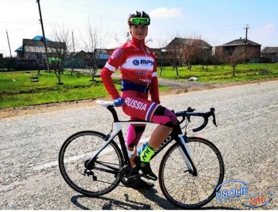 Усольчанка Дарья Бунеева заняла второе место на чемпионате России по велоспорту-шоссе