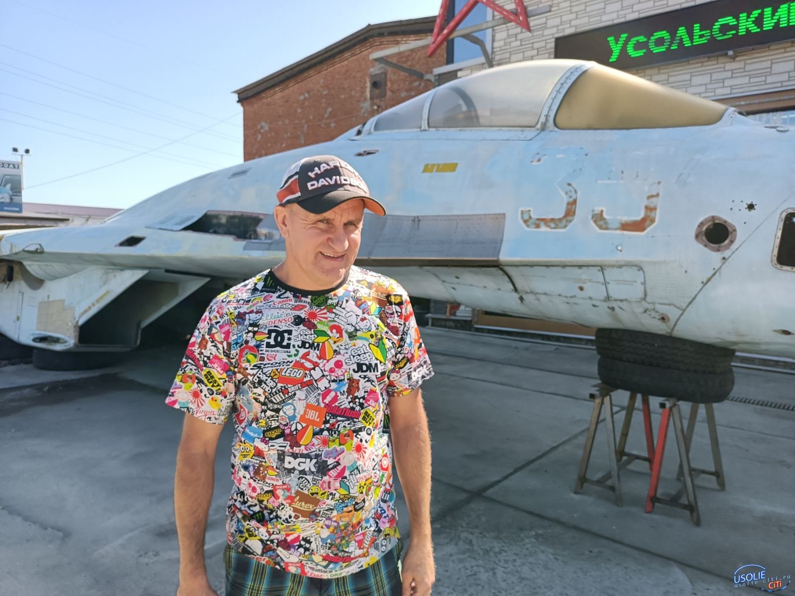 Юрий Максимов в Усолье установит легендарный истребитель Су-27