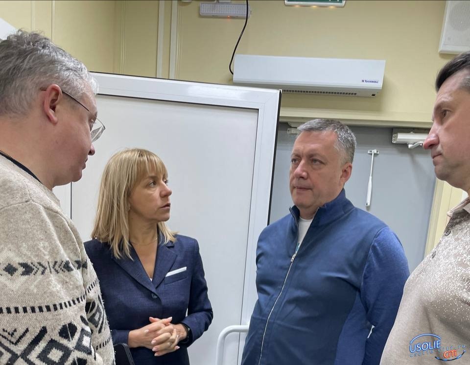 Игорь Кобзев посетил объекты здравоохранения Усольского района