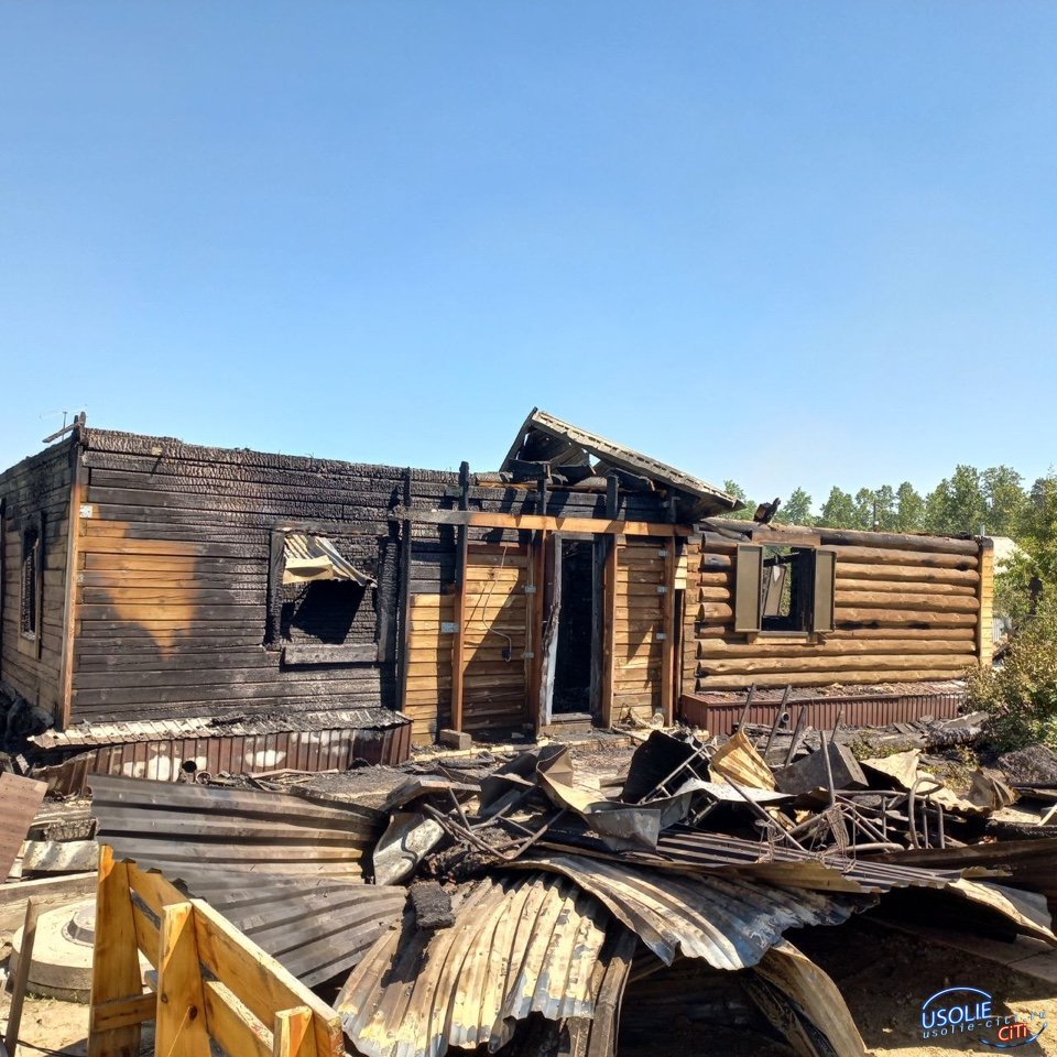 Гаражи и дома горели в Усольском районе » Городской портал Усолье-Сибирское