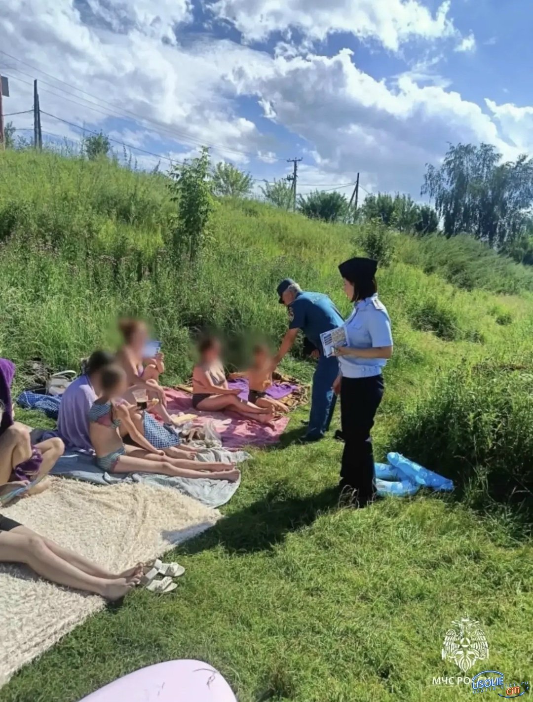 Усолье в зоне риска: восемь детей поймали у воды без присмотра во время совместного рейда