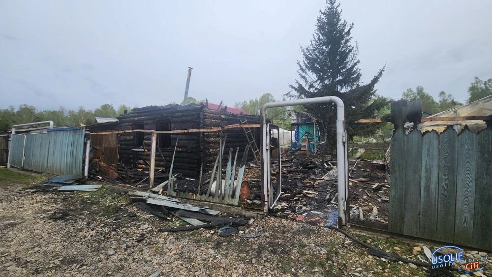 В Усольском районе сгорел автомобиль, в Усолье - вагончик