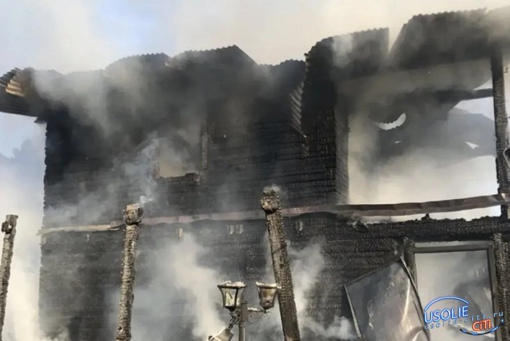 В Усольском районе при пожаре в дачном доме погибла женщина