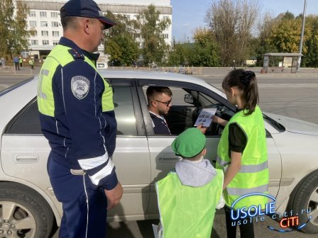 В Усолье-Сибирском воспитанники детских садов присоединились к городской акции «Единый день юного инспектора движения»