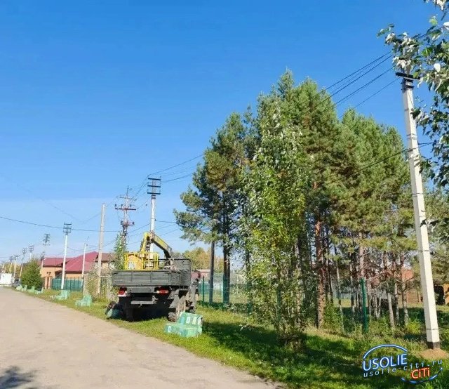 В Западном Усолья-Сибирского завершен второй этап реконструкции электросетей